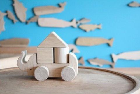 (1238)ゾウさん積み木と長門おもちゃ美術館ペアチケット1枚