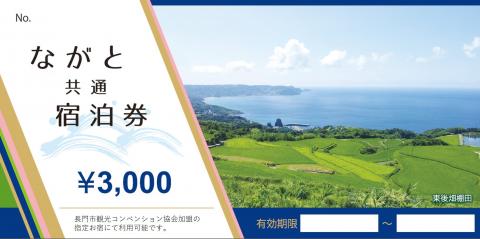 ながと共通宿泊券3,000円分(1031)