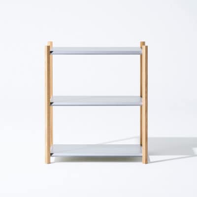【Fulcrum】Baguette shelf シェルフ / 3段×1列(シルバー)