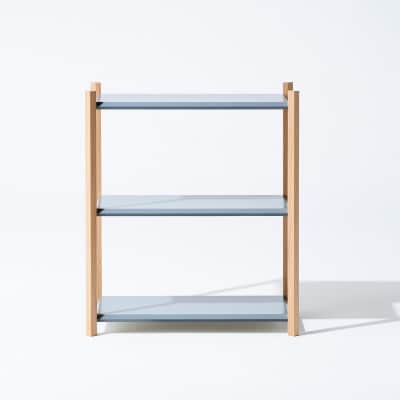 【Fulcrum】Baguette shelf シェルフ / 3段×1列(グレー)