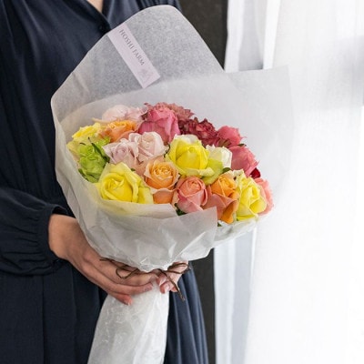 ホシファームのフレッシュブーケ　カラフル30本【配送不可地域：離島・北海道・沖縄県】