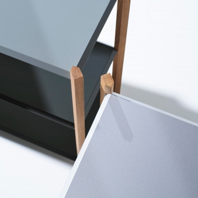 【Fulcrum】Baguette shelf シェルフ / 3段×1列(シルバー)