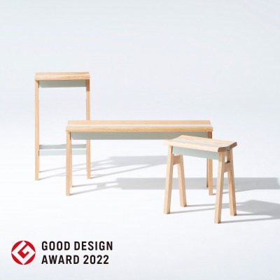 【Fulcrum】Hi.series / スツール(mellow white メロウホワイト)