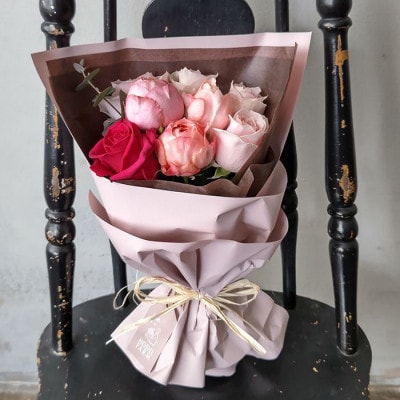 ホシファームのフリルブーケ　スイート8本【配送不可地域：離島・北海道・沖縄県】