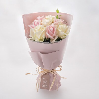 ホシファーム　フリルブーケ　ホワイトピンク　8本【配送不可地域：離島】