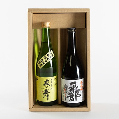 【毎月定期便】純米酒「友の舞」と芋焼酎「平郡」セット全3回