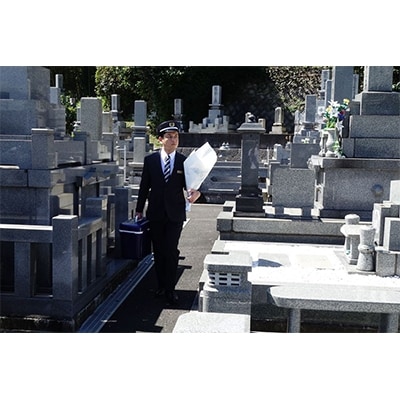 【柳井市限定】お墓参り代行サービス(1回)仏花・写真入り報告書付き