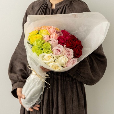 ホシファームのフレッシュブーケ　カラフル30本【配送不可地域：離島・北海道・沖縄県】