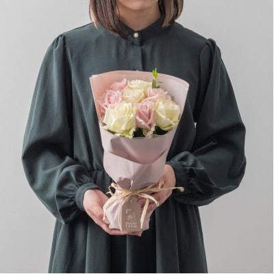 ホシファーム　フリルブーケ　ホワイトピンク　8本【配送不可地域：離島】