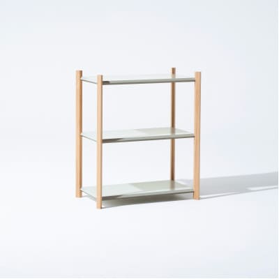 【Fulcrum】Baguette shelf シェルフ/3段×1列(ホワイト)