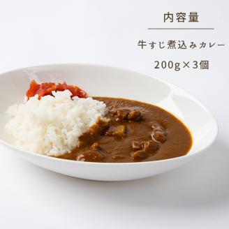 手作り 牛すじ煮込みカレー (冷凍)