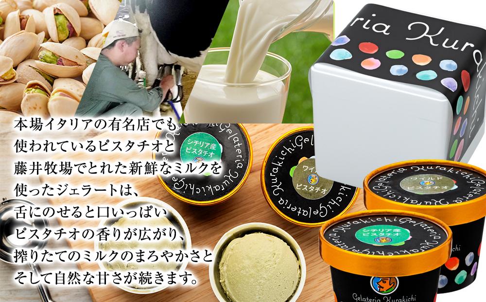 【数量限定】ピスタチオ ジェラート 121ml×8個（2種各4個）食べ比べ【アイス スイーツ 人気 デザート 冷凍 氷菓子 小分け セット 詰め合わせ イタリア シチリア産 豆乳 ピスタチオ】