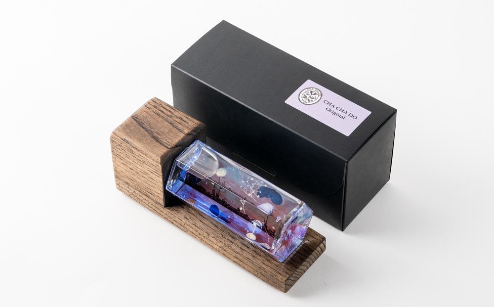 周南工場夜景ハーバリウム/旅するBIN（木製フレーム付き）