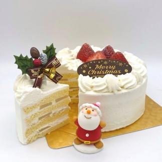 クリスマスケーキ・バニラ【卵不使用】 5号（15cm）