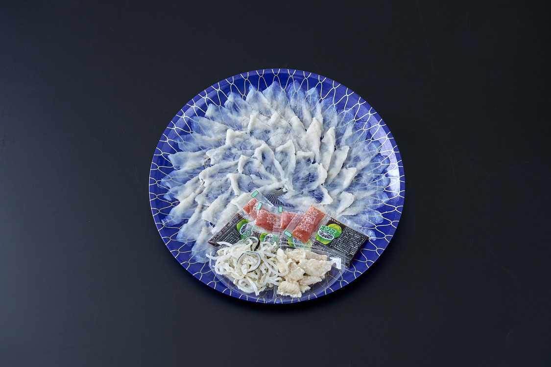 国産とらふく刺身（冷凍・3～4人前）