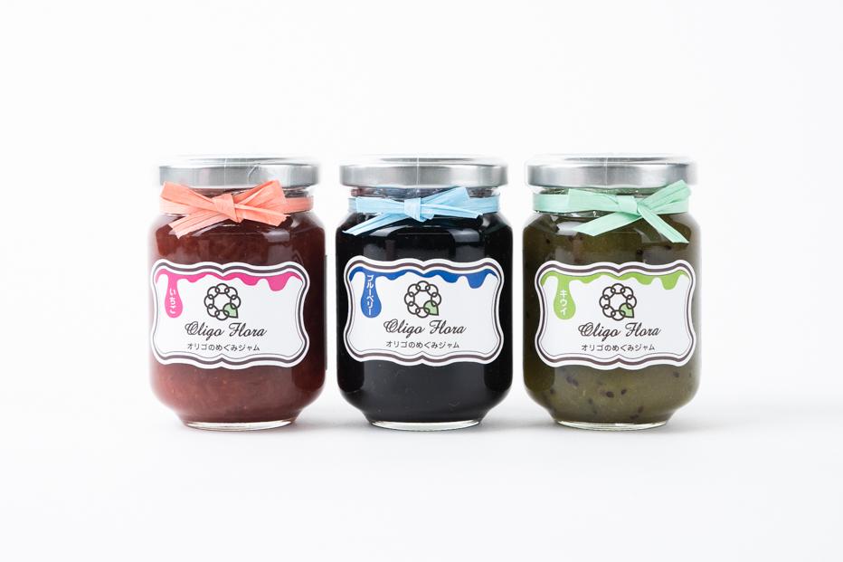 数量限定　オリゴのめぐみ手作り無添加ヘルシージャム（おまかせ3本セット・110g×3本）