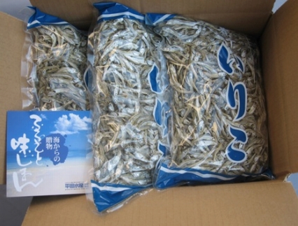 山口県産（瀬戸内海）いりこ3袋セット