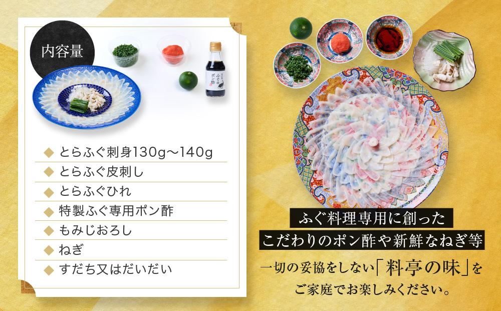 国内産高級とらふぐの刺身セット(2～3人前)【配達不可地域有】