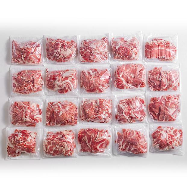 山口県産豚切り落とし5kgセット│携帯の電波も届かない環境で育った旨みたっぷりのハイポー豚