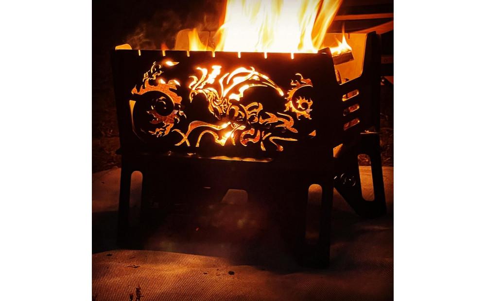 焚火台《火樹銀花》+《風林火山》400サイズ収納バック付き