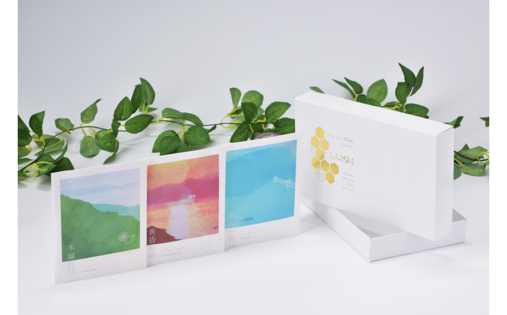 ★温活×発汗×保湿★ 高瀬茶“薬用生薬”入り 瀬戸内プレミアム3種入浴剤セット