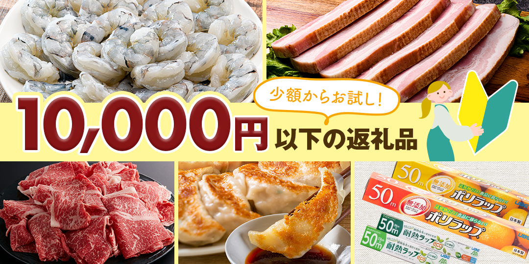 山陽小野田　10,000円以下の返礼品特集