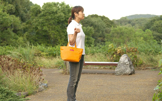 舟形トート（中）うす桃  F6L-889 うす桃