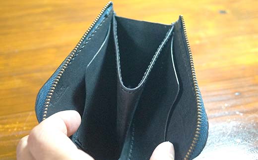 本革製L字ファスナーミニウォレット 収納時：縦約9.3cm×横約10.5cm ＜レッド＞ 牛革 本革 L字 ミニ ウォレット コインポーチ 国産牛革 革製品 贈り物 ギフト 国産 レッド F6L-211 レッド