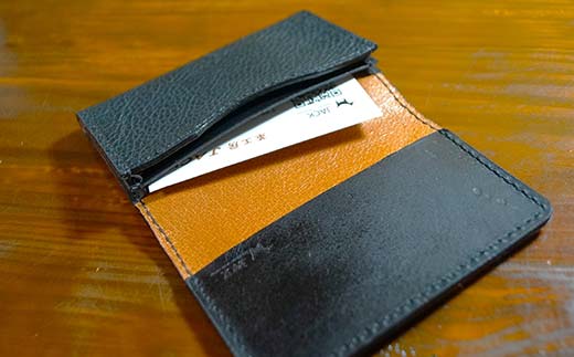 本革製名刺入れ＜レッド＞ ハンドメイド 国産牛ヌメ革 名刺入れ 名刺 ケース 本革 レザー 革製品 贈り物 ギフト レッド F6L-259 レッド