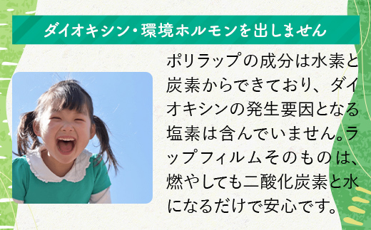 日本製 ポリラップ詰合せ 20本セット＜宇部フィルム＞ 国産 ポリラップ ラップ セット 22cm 30cm 50m 食品保存 日用品 災害 備蓄 防災 F6L-976 20本セット