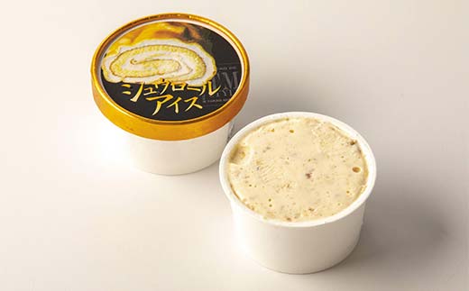 長州ロール・シュウロールアイスセット 長州ロール16センチ1本 シュウロールアイス6個入 シュウ生地 生クリーム 生シュウロール バニラアイス ラスク デザート トロアメゾン こだわり 人気 新感覚 山口県 山陽小野田市 F6L-1142