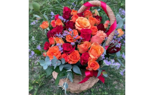 おまかせ花籠アレンジ