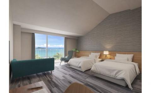 マリッサリゾート　一泊二食ペア宿泊券（除外日なし、夕食グレードアッププラン）