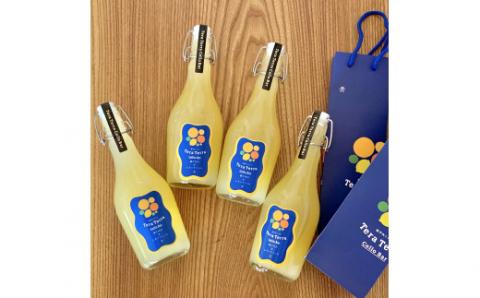 ＜瀬戸内のレモンチェッロ＞生レモンチェッロの４本セット（500ml×4本　オリジナルバック付き）