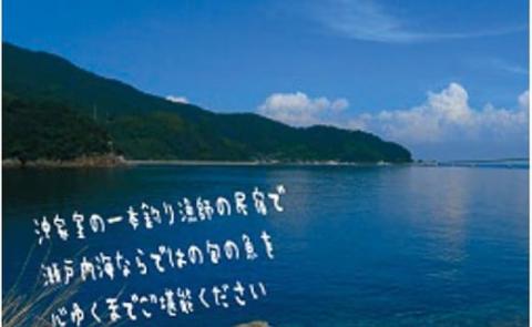 沖家室島の一本釣り漁師のお宿で旬の味覚に舌鼓（1名様分宿泊券）