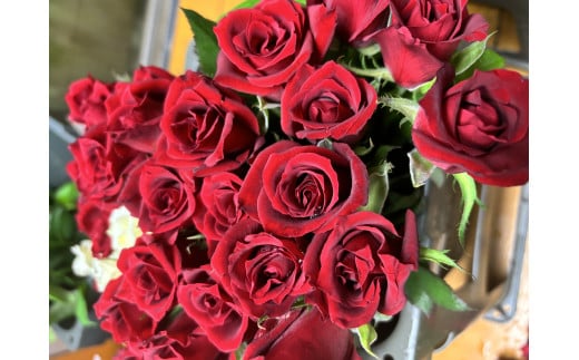 おまかせ薔薇の花束(20本）