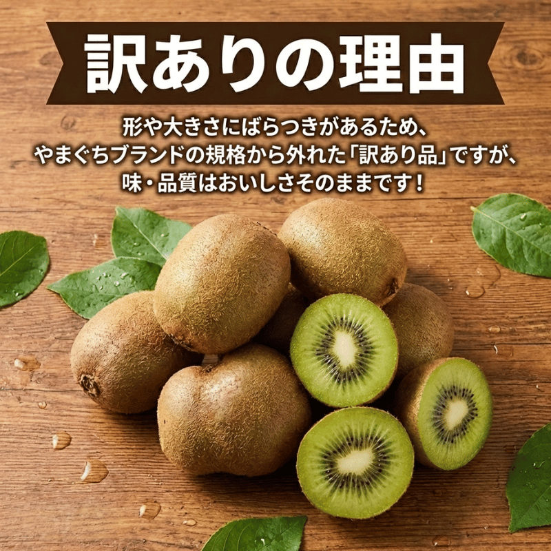 阿武町産 キウイ 訳ありヘイワード（2.5kg）