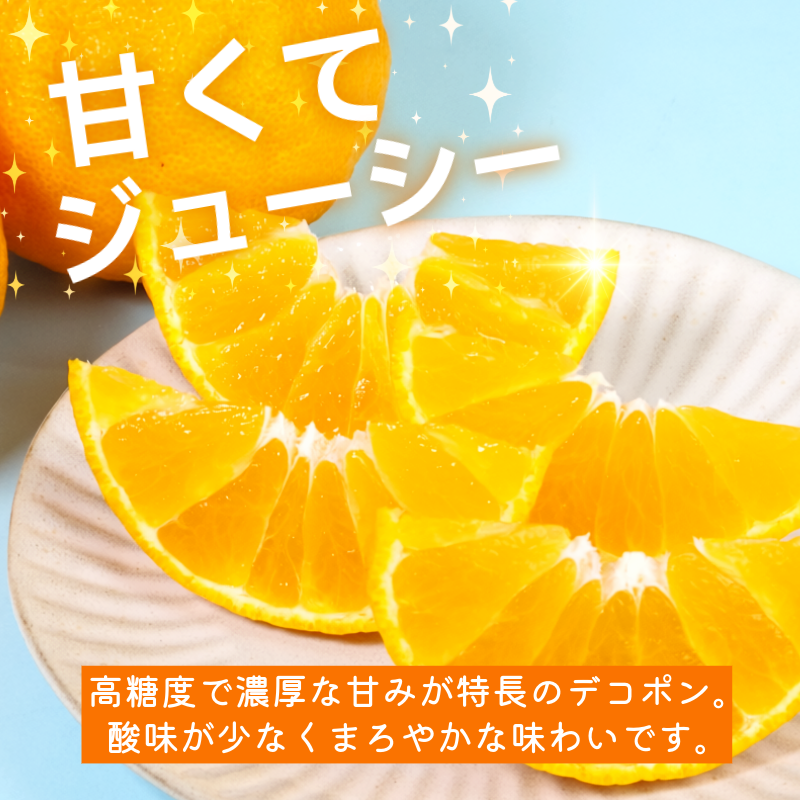 デコポン 訳あり 3kg 柑橘 フルーツ 旬 でこぽん 濃厚 甘い 厳選 国産 徳島県 【2月上旬より順次発送】