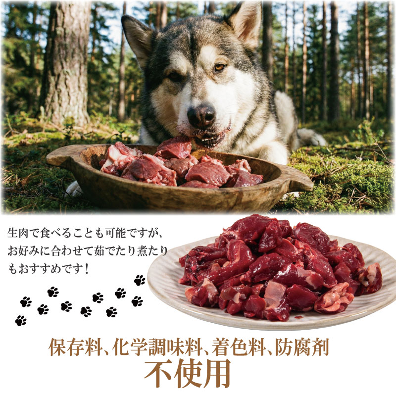 ペットフード 鹿肉 小間切れ 3キロ (250g×12パック) 徳島 那賀 国産 ジビエ 阿波地美栄 いぬ 犬 ペット用 犬用 カット済 ごはん えさ 餌 ドッグフード ペットフード おやつ 犬の餌 犬用おやつ 小間切れ 小分け 冷凍 ドリームチーム