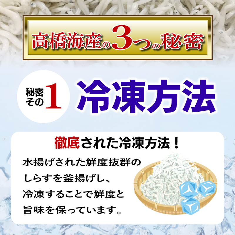  釜揚げ しらす 500g 冷凍 鮮度 産地直送 しらす丼 海鮮 海鮮丼 魚介 魚 オススメ 小分け 人気 定番 ご飯 250g×2P