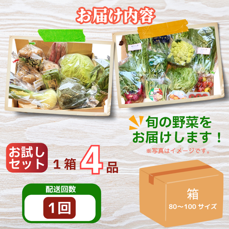 野菜 セット お試し 4品 単品 季節 旬 野菜 詰め合せ 国産 季節 旬 おまかせ 産地直送 春野菜 夏野菜 秋野菜 葉物 果物 果菜 根菜 冷蔵 野菜室 ダイエット 食 栄養食 加工品 カット野菜