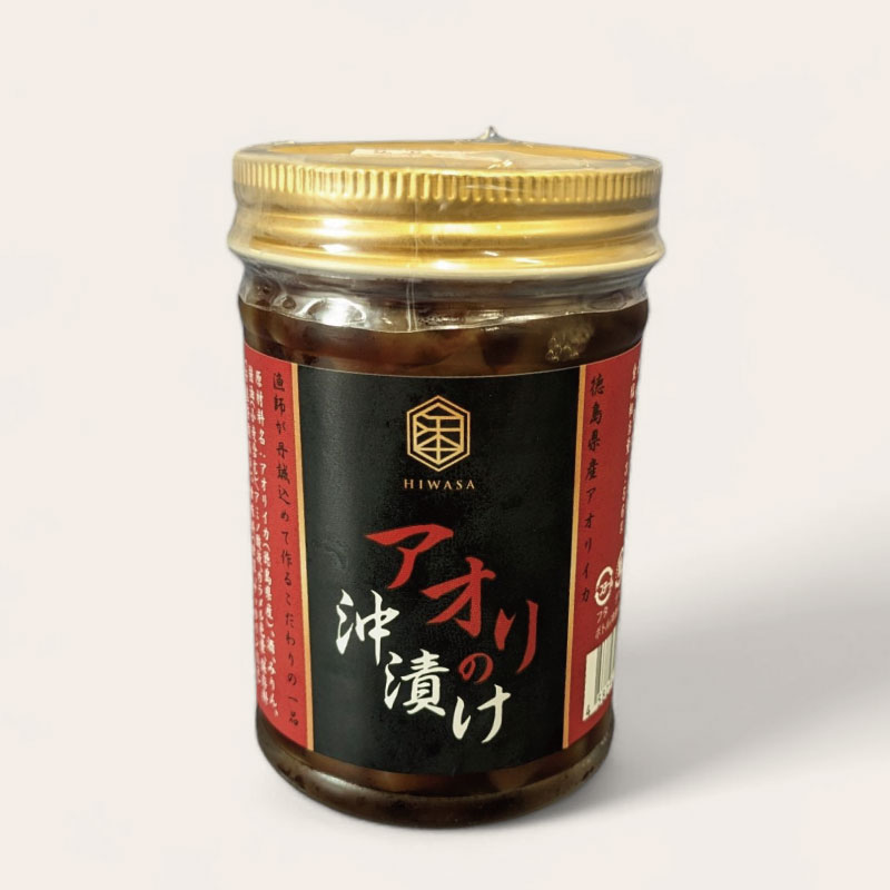 アオリイカ 漬け 180g×2個 イカ タレ 醤油 つけ ご飯 ごはん お供 米 お酒 さけ おつまみ 肴 高級 珍味 刺し身 ユッケ 炙り 炒め 冷奴 おかず 惣菜 詰め 年 日 ふるさと 徳島 アオリの沖漬け 180g×2個 ドリームチーム