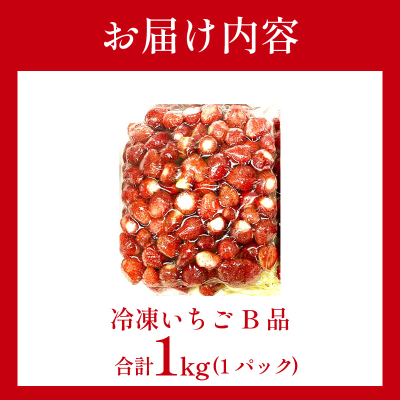いちご 冷凍 オーガニック 1kg B品 苺 ストロベリー フルーツ 果物 くだもの 国産 洋菓子 和菓子 スイーツ お菓子 おやつ アイス ケーキ パフェ タルト ゼリー 徳島県