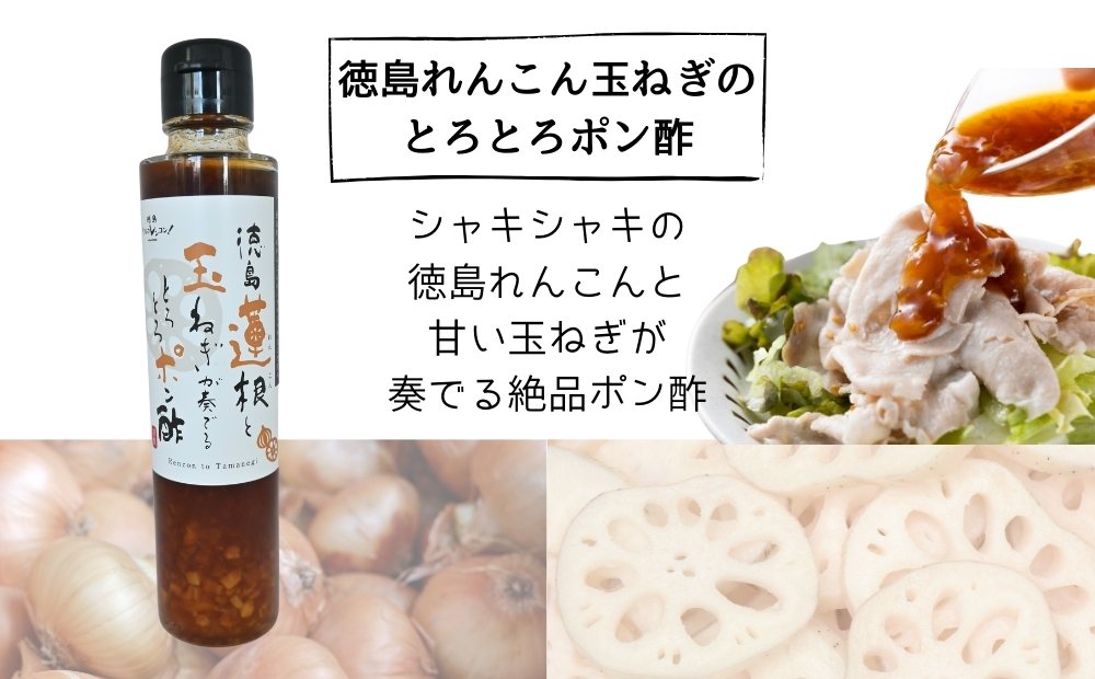 道の駅くるくるなると　徳島れんこん調味料セット