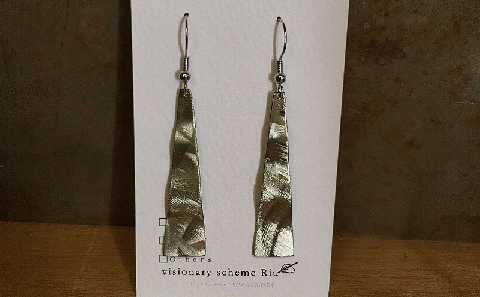 洋白 ユラナミ ピアス イヤリング シルバー ハンドメイド ギフト プレゼント おすめ イヤリング 金具 無料 変更可能 (大人気アクセサリ 人気アクセサリ 大人気ピアス 人気ピアス イヤリング)