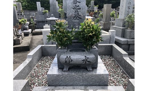 お墓参り代行とお掃除サービス2回