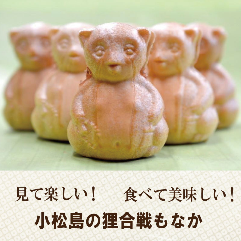 小松島銘菓「狸合戦もなか」（6個×2箱）【北海道、東北、沖縄、離島配送不可】