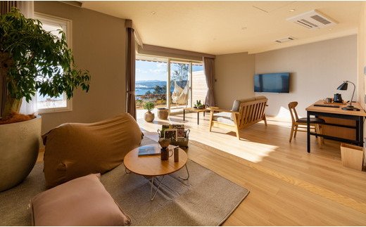 SNOW PEAK GLAMPING TOKUSHIMA KOMATSUSHIMA アクティブスイート　ペア宿泊券（１泊２食付き）| 小松島リゾート スノーピーク