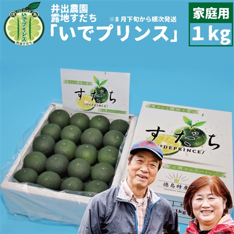 井出農園 露地すだち いでプリンス 家庭用 1kg