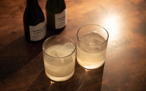 山神果樹薬草園　柑橘リキュール柚子＆すだちの飲み比べセット　170ml 《30日以内に出荷予定(土日祝除く)》  ---sanagouchi_myk_19_1set---